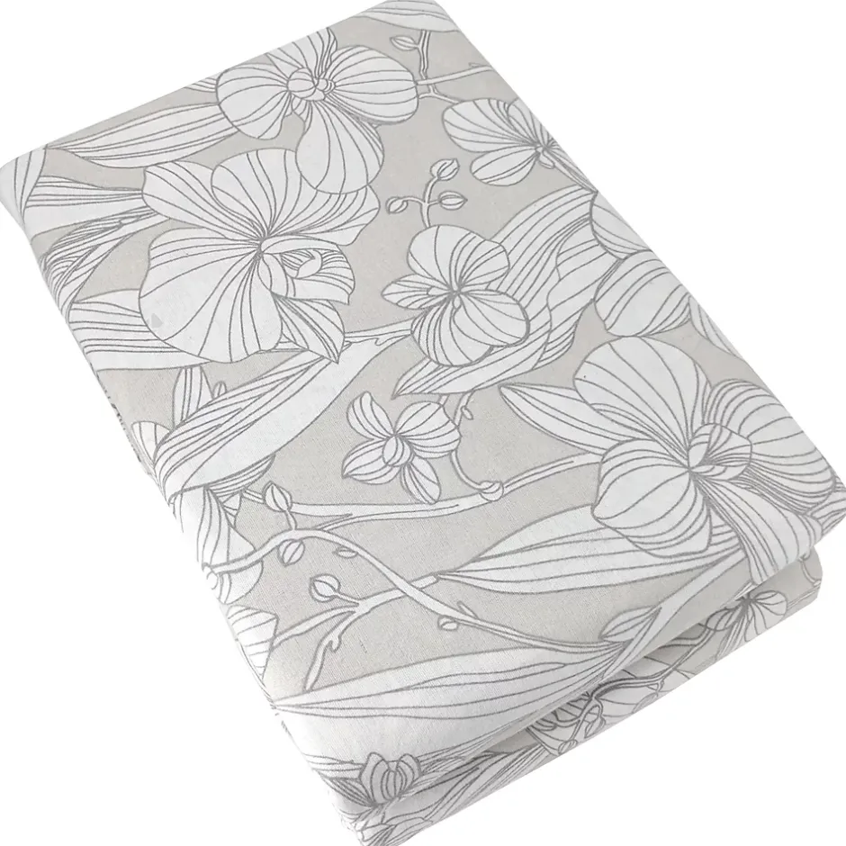 Linnea Parure de lit 140x200 cm 100% flanelle de coton ORCHIDÉE 2 pièces
