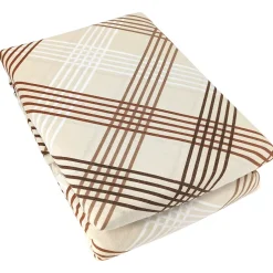Linnea Parure de lit 200x200 cm 100% flanelle de coton ARTHUR beige 3 pièces