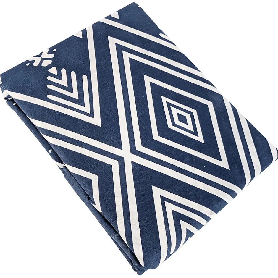 Linnea Parure de lit 240x220 cm coton NORDA Bleu