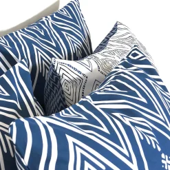 Linnea Parure de lit 240x220 cm coton NORDA Bleu