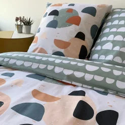 Linnea Parure de lit 240x220 cm coton PONTINO Multicolore 3 pièces Sale