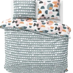 Linnea Parure de lit 240x220 cm coton PONTINO Multicolore 3 pièces Sale