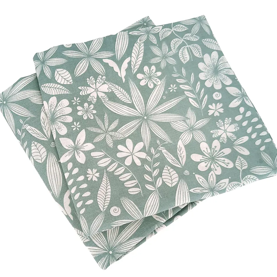 Linnea Parure de lit 240x220 cm coton + lyocell LIBERTYS Vert Celadon
