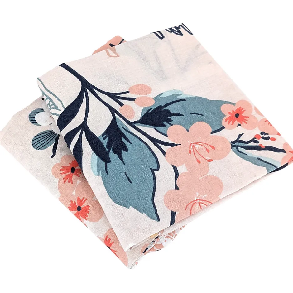 Linnea Parure de lit 260x240 cm coton bci adouci PANGA rose 3 pièces