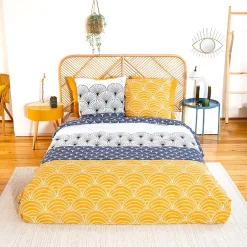 Linnea Parure de lit 260x240 cm coton KERITA multicolore