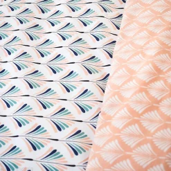 Linnea Parure de lit 260x240 cm coton VOLEA rose