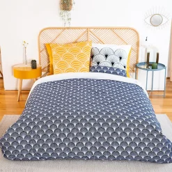 Linnea Parure de lit 200x200 cm coton KERITA multicolore Outlet