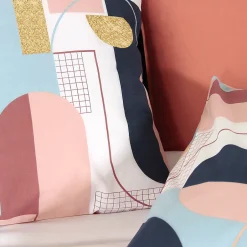 Linnea Parure de lit 240x220 cm coton KENT Multicolore