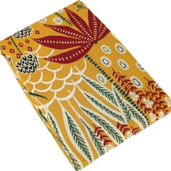 Linnea Parure de lit 260x240 cm coton bci adouci COME jaune 3 pièces