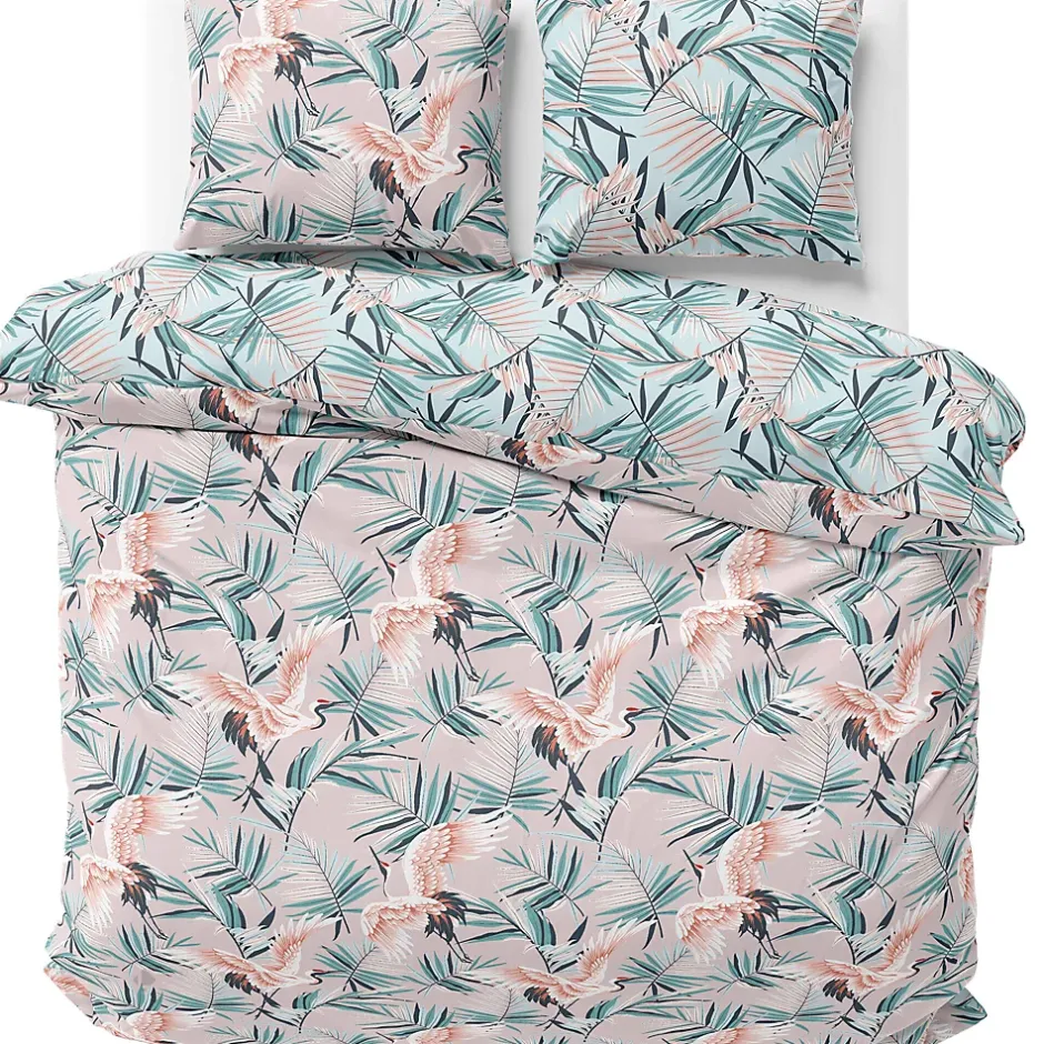Linnea Parure de lit 240x220 cm coton ALEYA Rose Discount
