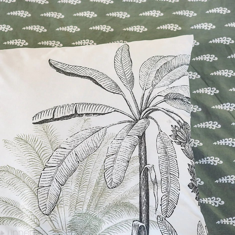 Linnea Parure de lit 240x220 cm coton SOLI vert
