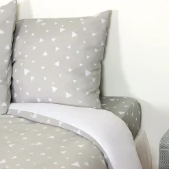 Linnea Parure de lit 240x220 cm microfibre PISA gris Perle