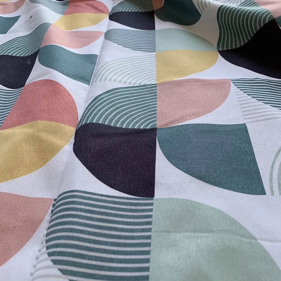 Linnea Parure de lit 260x240 cm microfibre STENO Bleu