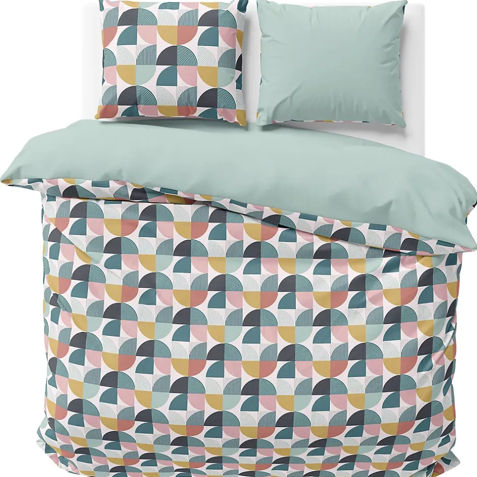 Linnea Parure de lit 260x240 cm microfibre STENO Bleu