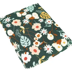 Linnea Parure de lit 260x240 cm microfibre CUEILLETTE vert 3 pièces