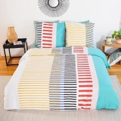 Linnea Parure de lit 240x220 cm mixte CHRIS multicolore Sale