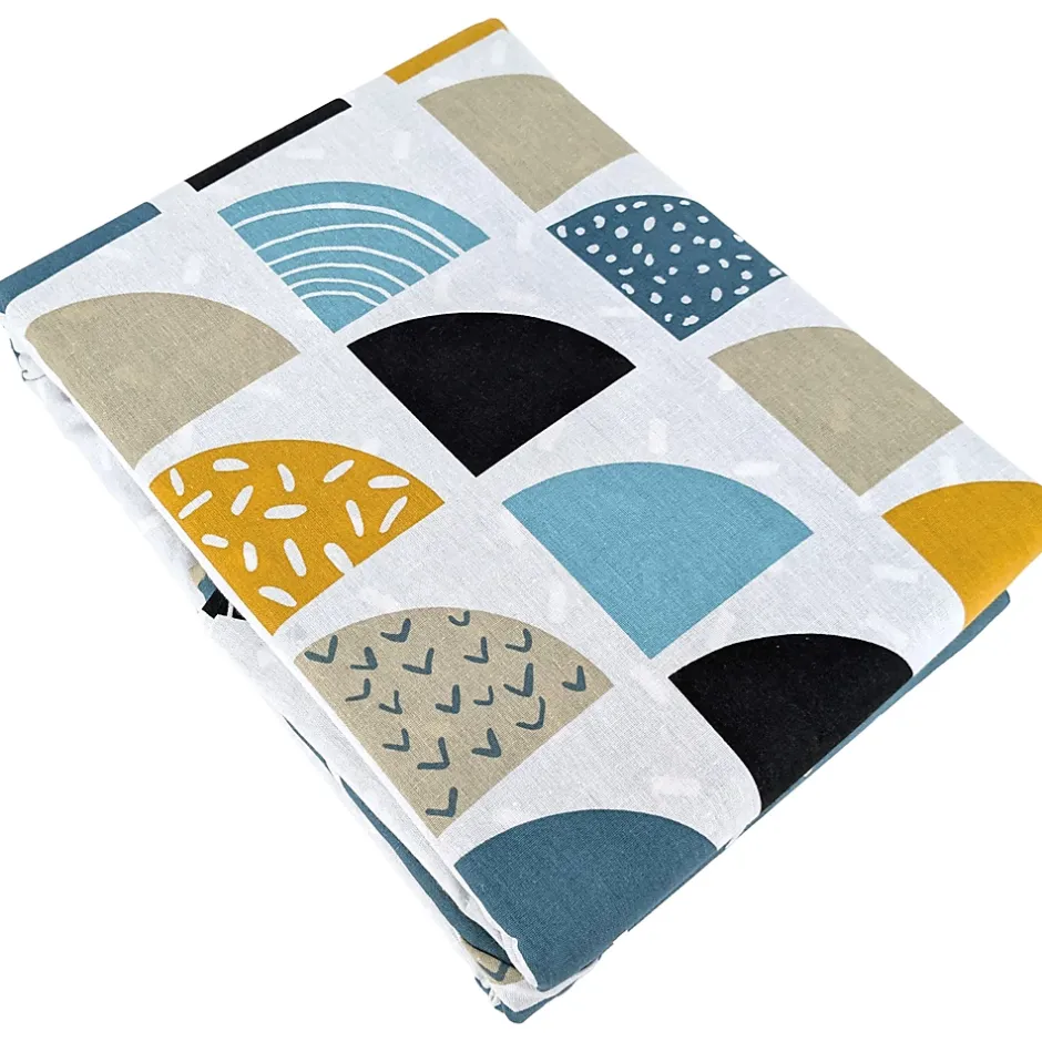 Linnea Parure de lit 200x200 cm mixte BLUE bleu Sale