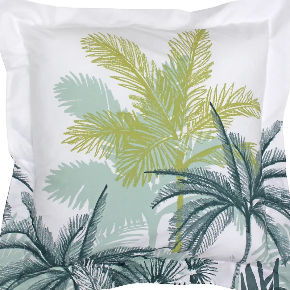 Linnea Parure de lit 200x200 cm percale coton TRINIDAD mousson