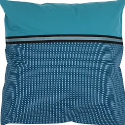 Linnea Parure de lit 260x240 cm percale de coton GUSTAV vert Emeraude 3 pièces