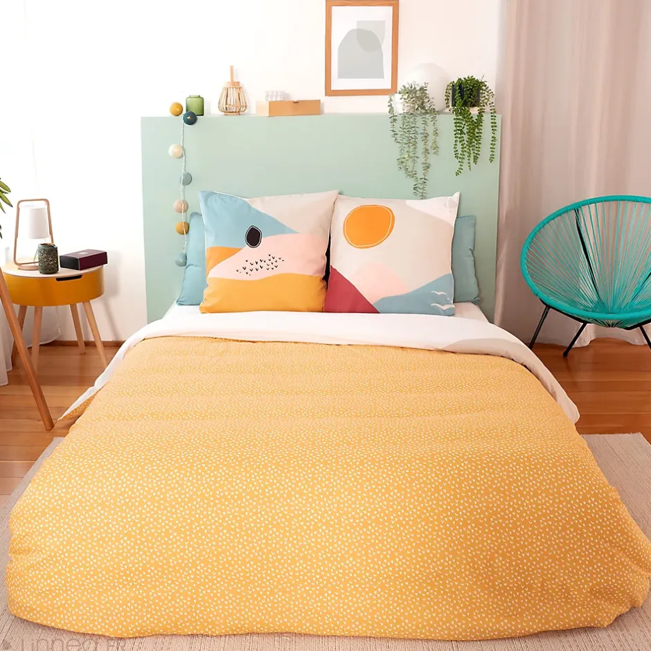 Linnea Parure de lit 240x220 cm polycoton VALLON multicolore 3 pièces Best