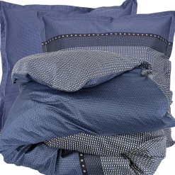 Linnea Parure de lit 280x240 cm satin de coton ENZO bleu