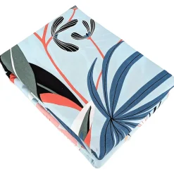 Linnea Parure de lit 260x240 cm Satin de coton PAYA Bleu 3 pièces