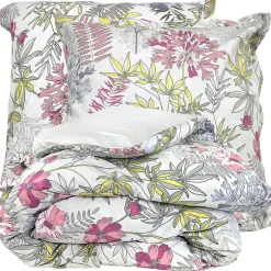 Linnea Parure de lit 280x240 cm satin de coton ANAÏS multicolore 3 pièces