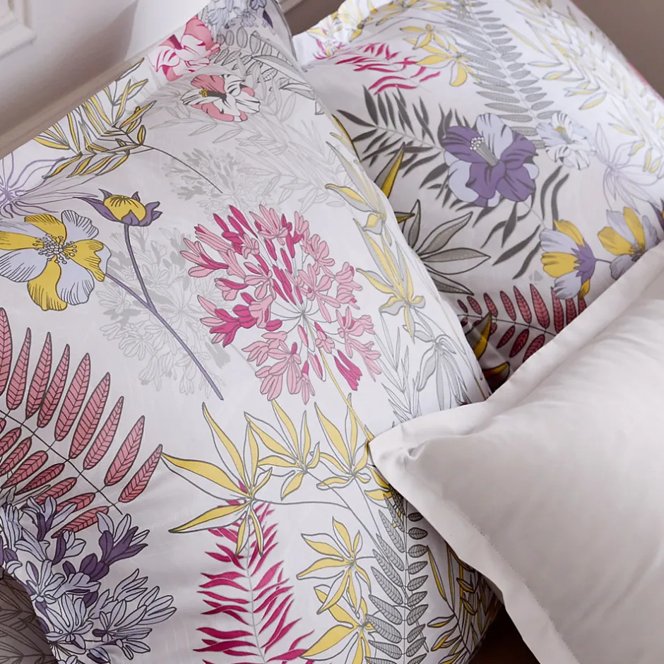 Linnea Parure de lit 280x240 cm satin de coton ANAÏS multicolore 3 pièces
