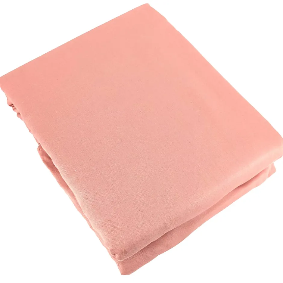 Linnea Parure de lit 240x220 cm satin de coton SAPRI rose thé 3 pièces Outlet