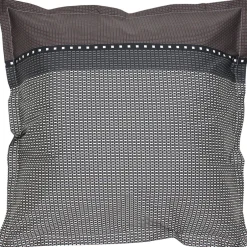 Linnea Parure de lit 200x200 cm satin de coton ENZO noir Outlet