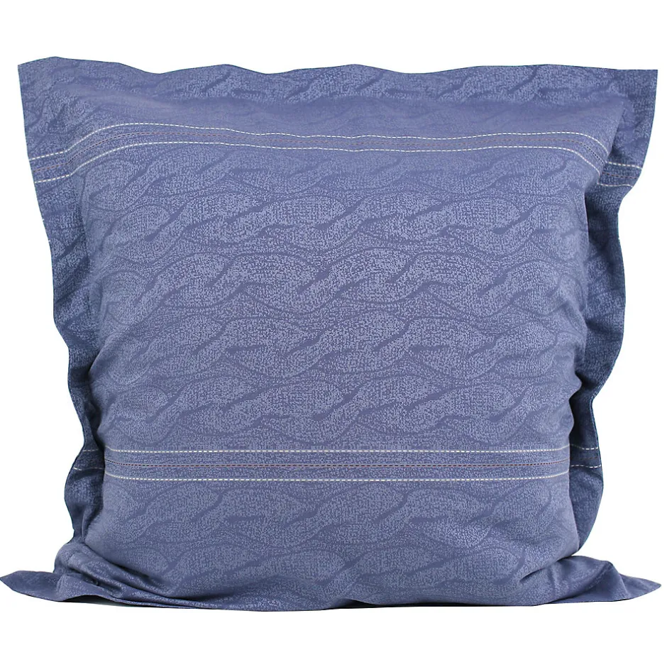 Linnea Parure de lit 240x220 cm Satin de coton VENDOME Bleu foncé