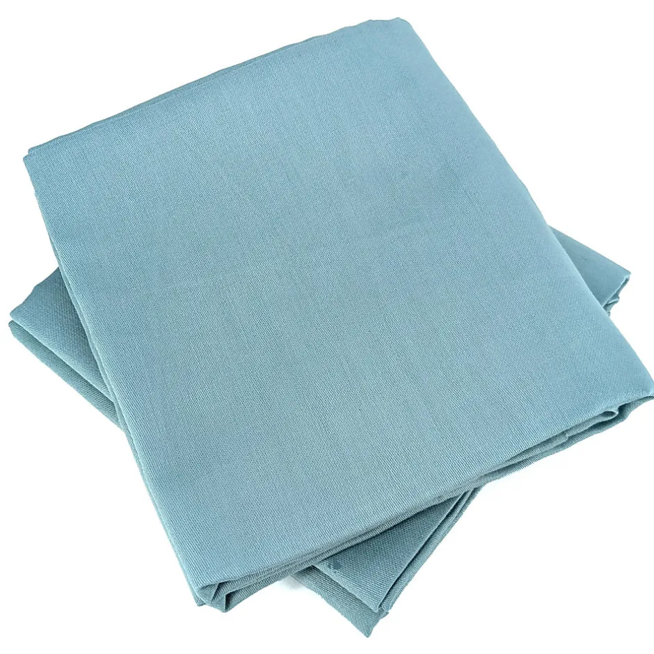 Linnea Parure de lit 240x220 cm satin de coton SAPRI vert céladon 3 pièces Clearance