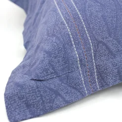 Linnea Parure de lit 260x240 cm Satin de coton VENDOME Bleu foncé