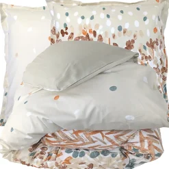 Linnea Parure de lit 280x240 cm 65x65 cm coton ÉVASION pêche 3 pièces Best