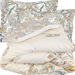 Linnea Parure de lit 280x240 cm 50x70 cm coton OKY écru Naturel 3 pièces Best