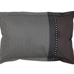 Linnea Parure de lit 240x220 cm 50x70 cm en satin de coton ENZO noir