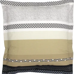 Linnea Parure de lit 260x240 cm 65x65 cm percale coton MARLOW acier Discount