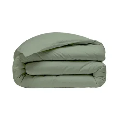 Sensei Maison Parure housse de couette 260x240 cm avec 2 taies 65x65 cm en coton Sauge STUDIO Outlet