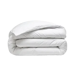 Sensei Maison Parure housse de couette 240x220 cm avec 2 taies 65x65 cm en coton Blanc STUDIO Clearance