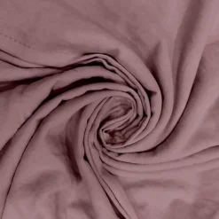 Soleil D'Ocre Parure housse de couette en microfibre lavée 260x240 cm BOHEME vieux rose, par
