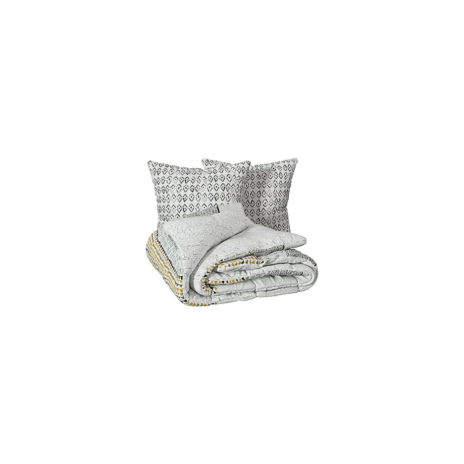 Atmosphera Créateur D'Intérieur Parure imprimée Aquar vert 240x220cm - Atmosphera Clearance