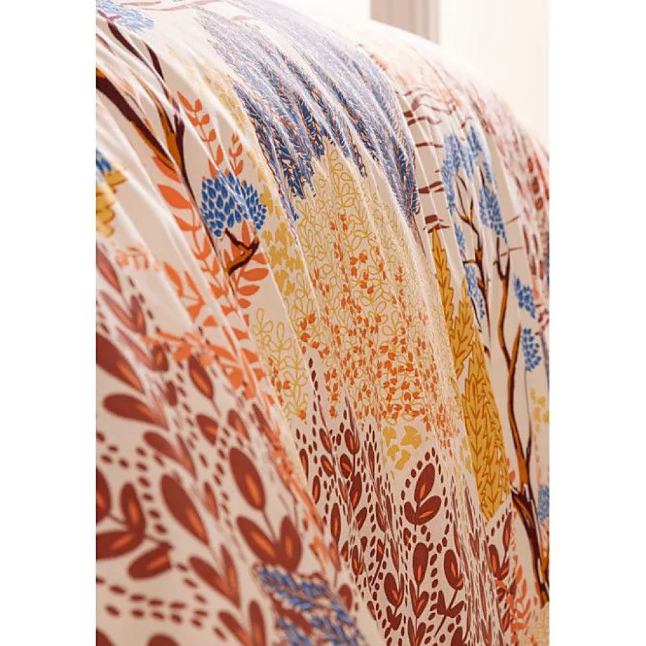 Atmosphera Créateur D'Intérieur Parure imprimée Walaa beige 240x220cm - Atmosphera