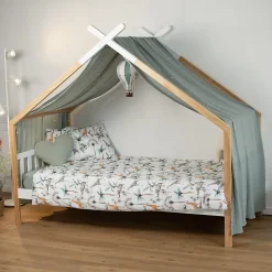 Sevira Kids Parure réversible housse de couette + taie d'oreiller enfant Safari Sale