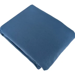 Linnea Parure 260x240 cm MILA polyester micro lavée bleu nuit 3 pièces