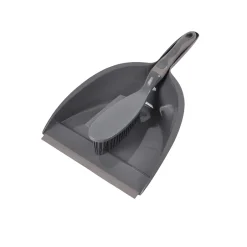 Eden Pelle et balayette bicolore anthracite taupe Outlet