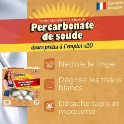 Starwax Fabulous Percarbonate de soude doses 20 x 20g