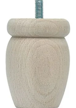 Bar plus Pied de lit boule H. 80 mm x ø58 mm brut Online