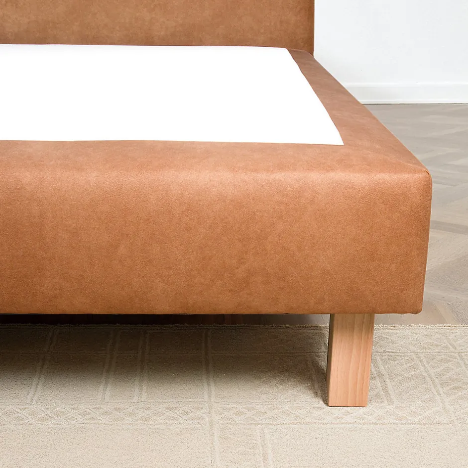 Bellecour Pied de lit carré en bois Hauteur 15 cm (vendu à l'unité)