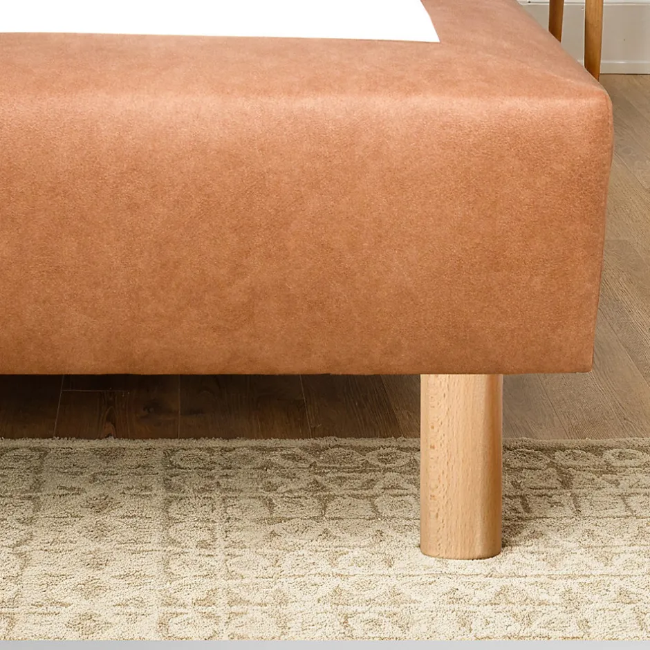 Bellecour Pied de lit cylindrique en bois Hauteur 25 cm (vendu à l'unité)