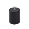 Bar plus Pied de lit cylindrique en hêtre noir H. 8 x Ø6,8 cm Clearance
